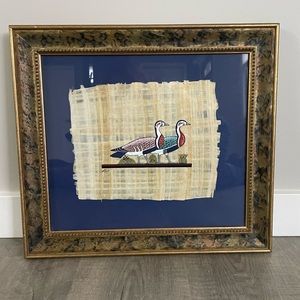 Wall Art. Egyptian Papyrus